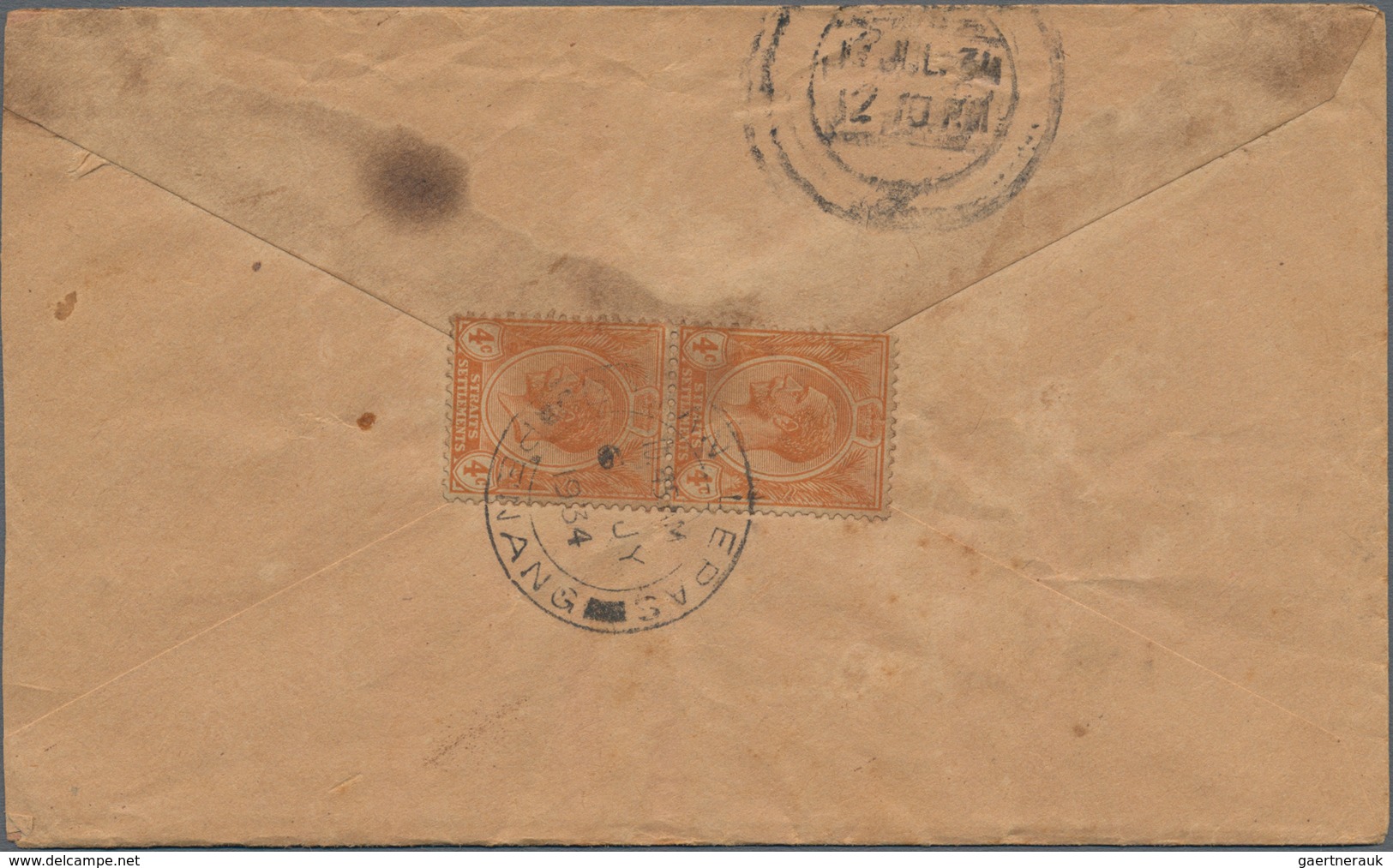 Malaiische Staaten - Penang: 1910's-60's: The Post Offices Of Penang Region: 29 Covers Used At 20 Di - Penang