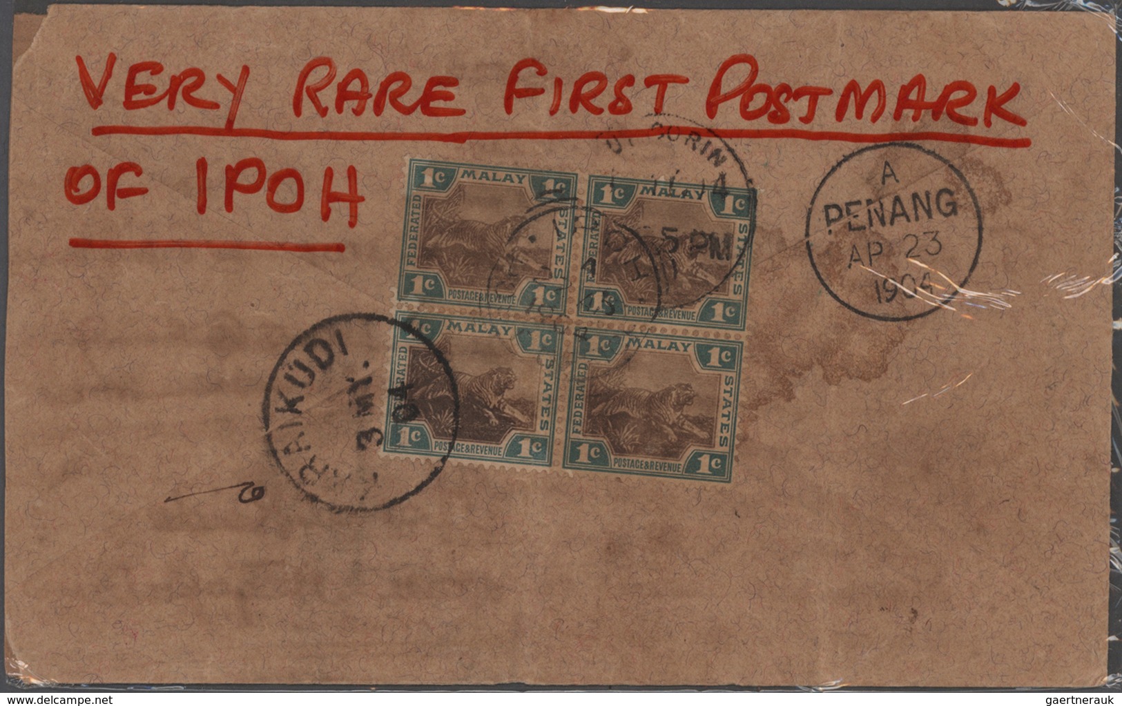 Malaiische Staaten - Perak: 1890's-1960's ca.: Accumulation of about 2500 covers from various post o