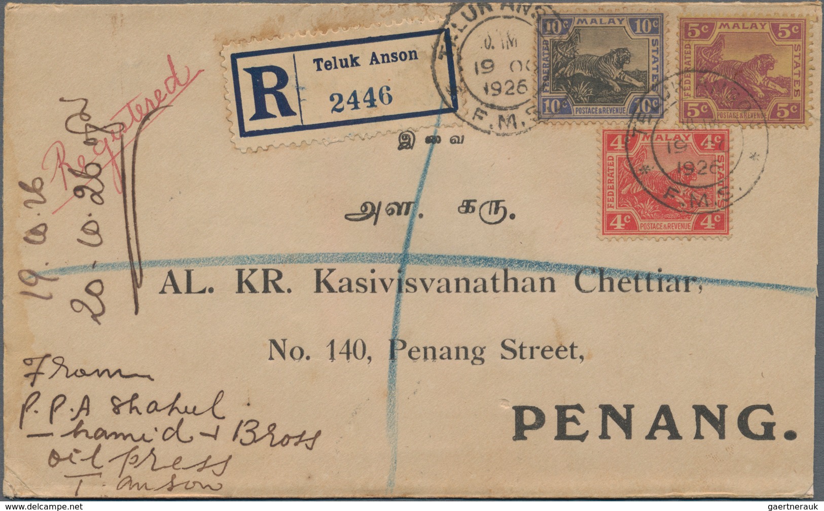 Malaiische Staaten - Perak: 1890's-1960's: Collection of more than 140 covers from many different po