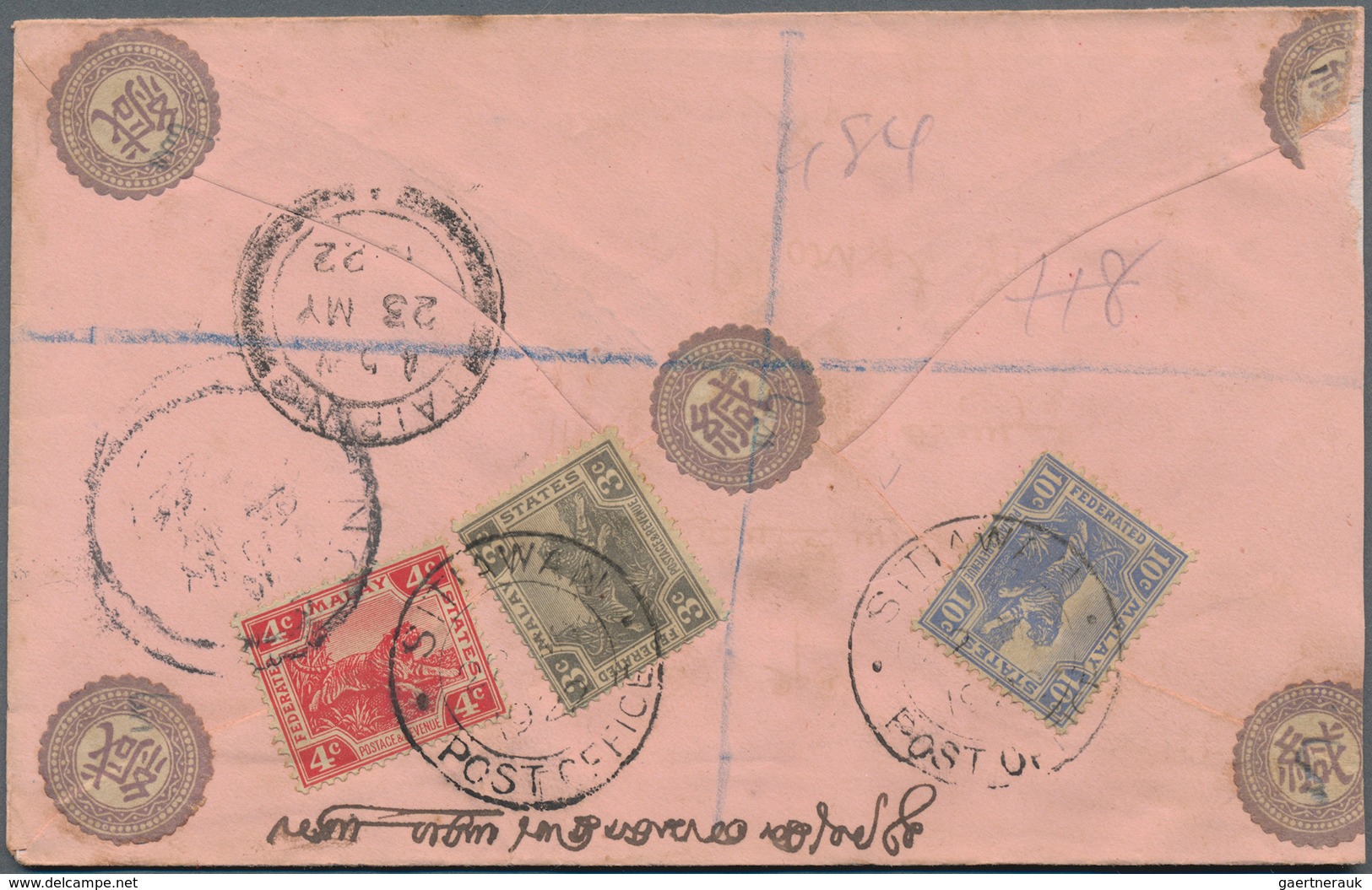 Malaiische Staaten - Perak: 1891-1950's Ca.: More Than 350 Covers Used In Perak, From Few Early Cove - Perak