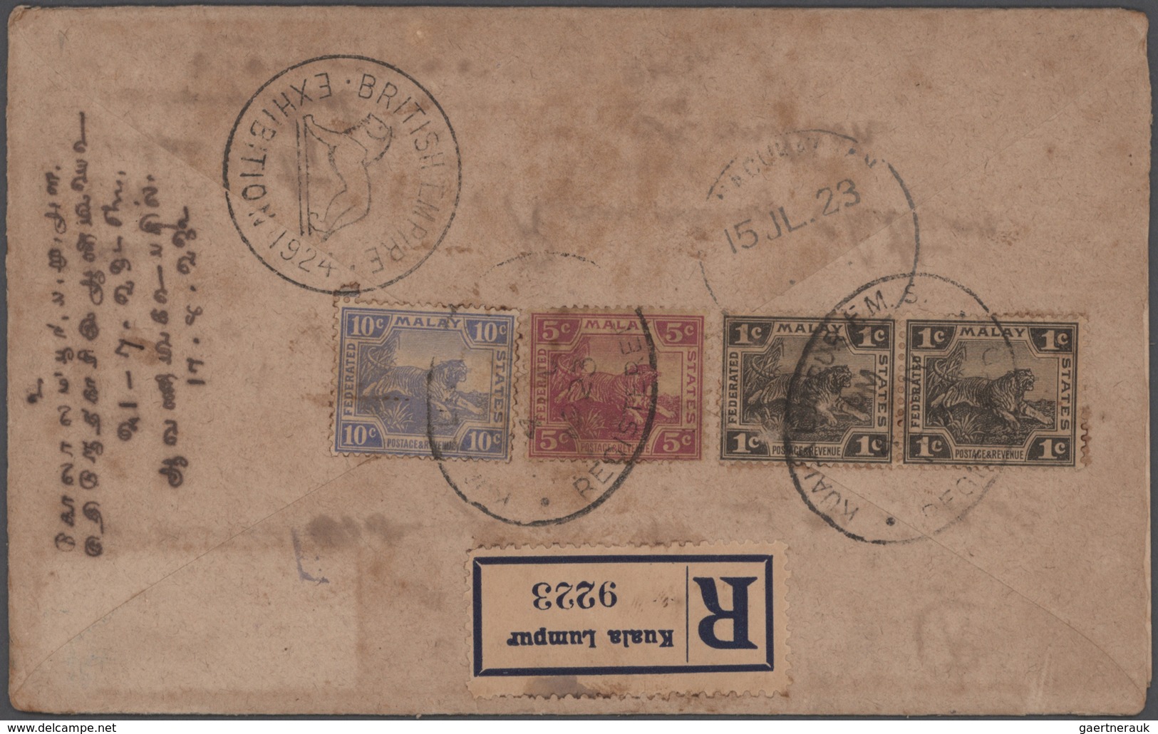 Malaiische Staaten - Selangor: 1890's-1960 Ca.: More Than 1500 Covers From Various Post Offices In S - Selangor