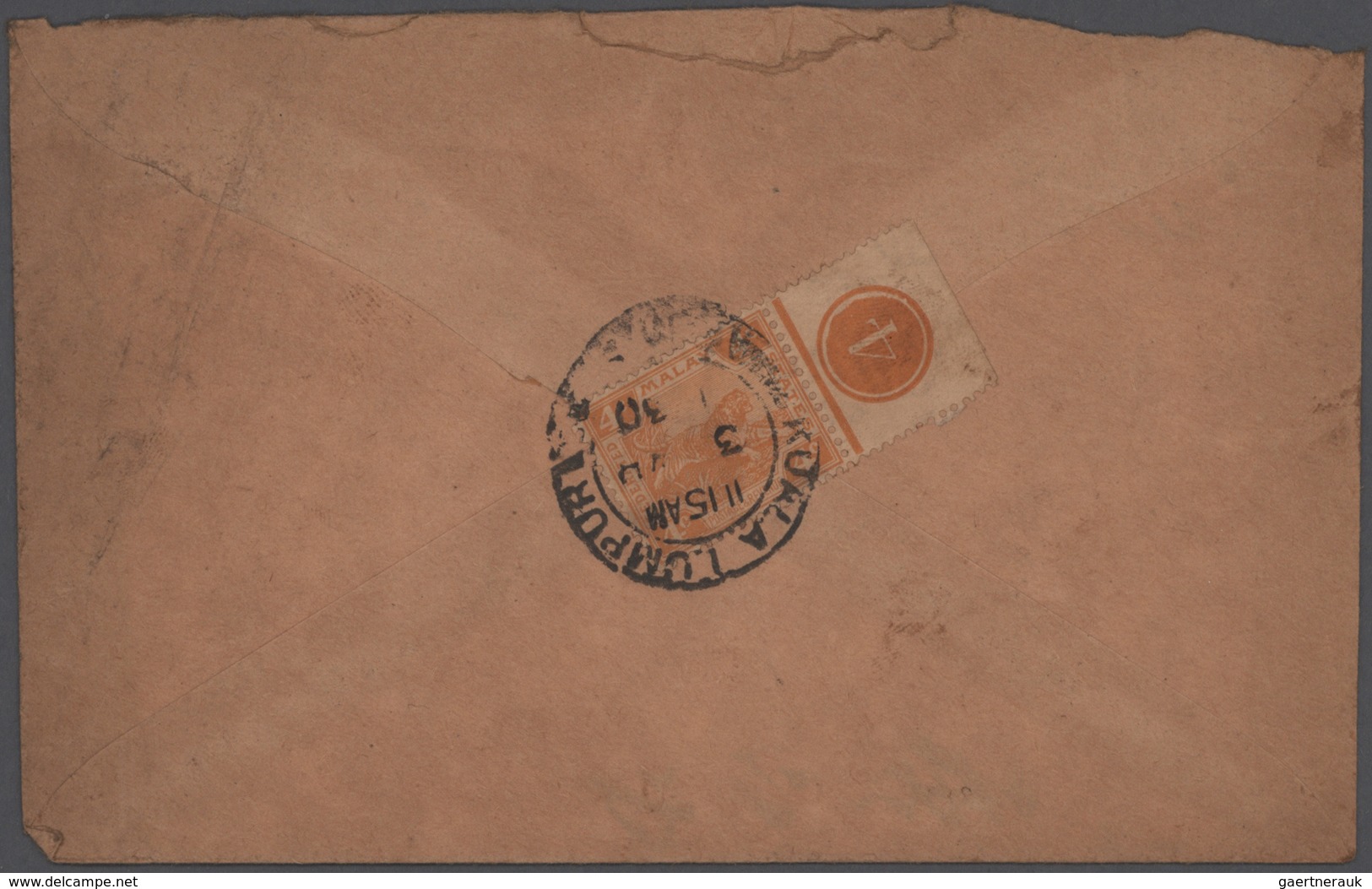 Malaiische Staaten - Selangor: 1890's-1960 Ca.: More Than 1500 Covers From Various Post Offices In S - Selangor