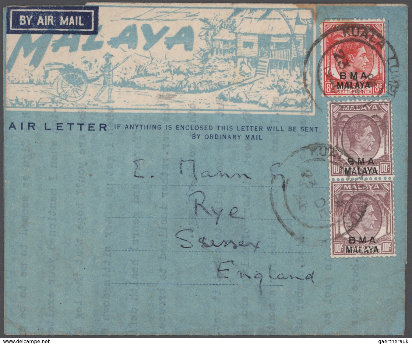 Malaiische Staaten - Selangor: 1890's-1960 ca.: More than 1500 covers from various post offices in S