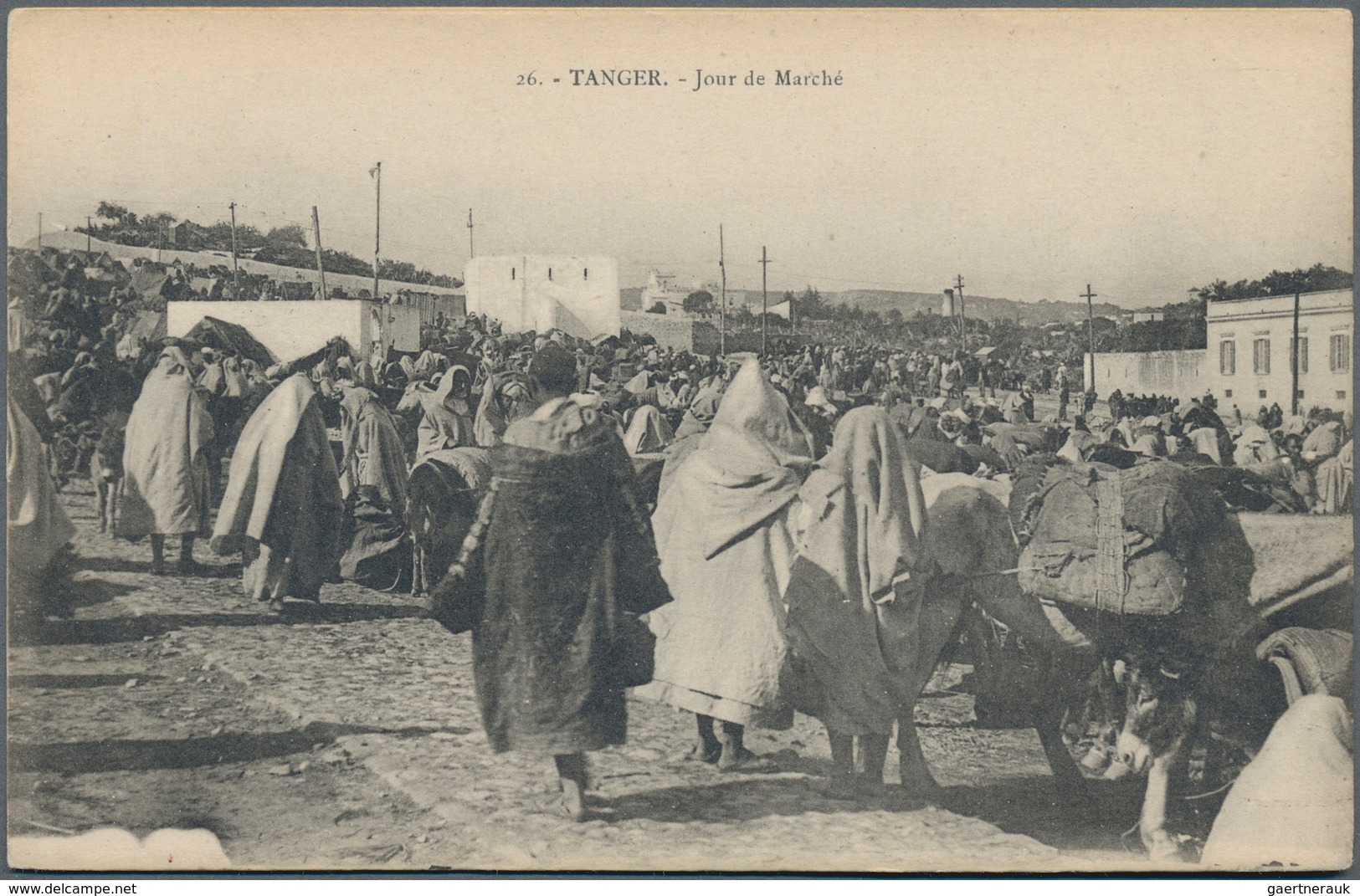 Marokko: 1900/1960, Box With Over 1600 Historical Postcards With Different Topics Like Culture, Reli - Oblitérés