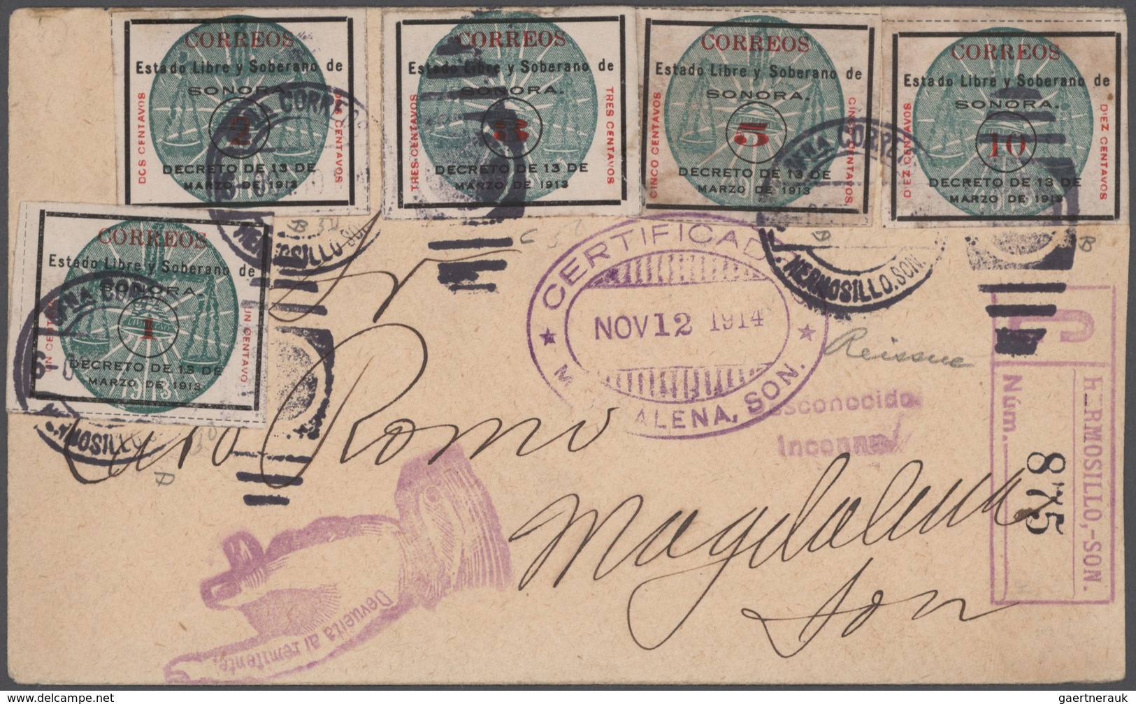 Mexiko: 1890/1980 (ca.), Holding Of Apprx. 90 Covers/cards/stationeries, Showing A Good Range Of Int - Messico