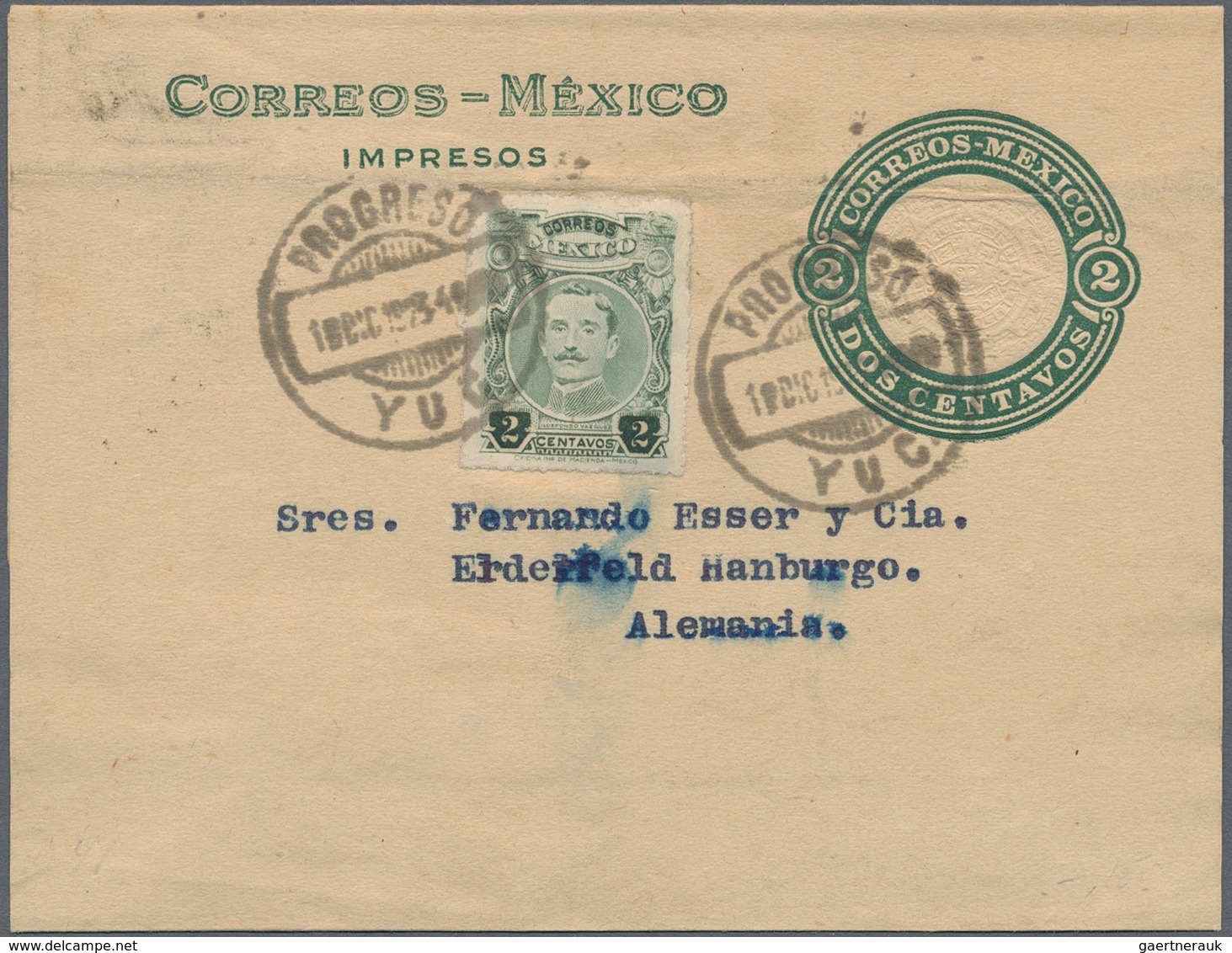 Mexiko - Ganzsachen: 1890/1931 (ca.), Stationery Used (36) Or Mint (5) Inc. Wells Fargo Envelopes Us - Mexiko