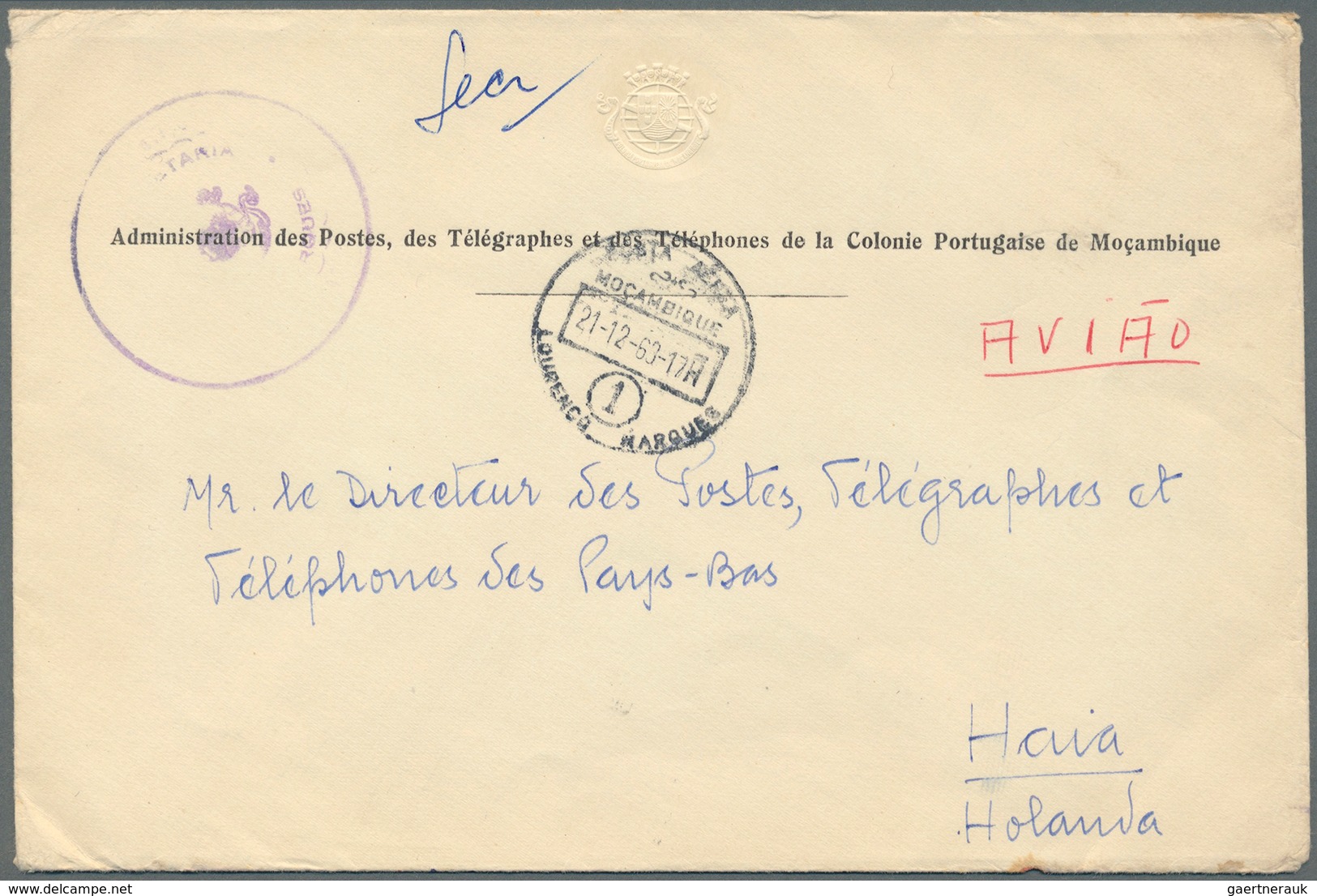 Mocambique: 1894/1985, 192 covers, cards, ancient picture postcards, arimail, many good postal stati