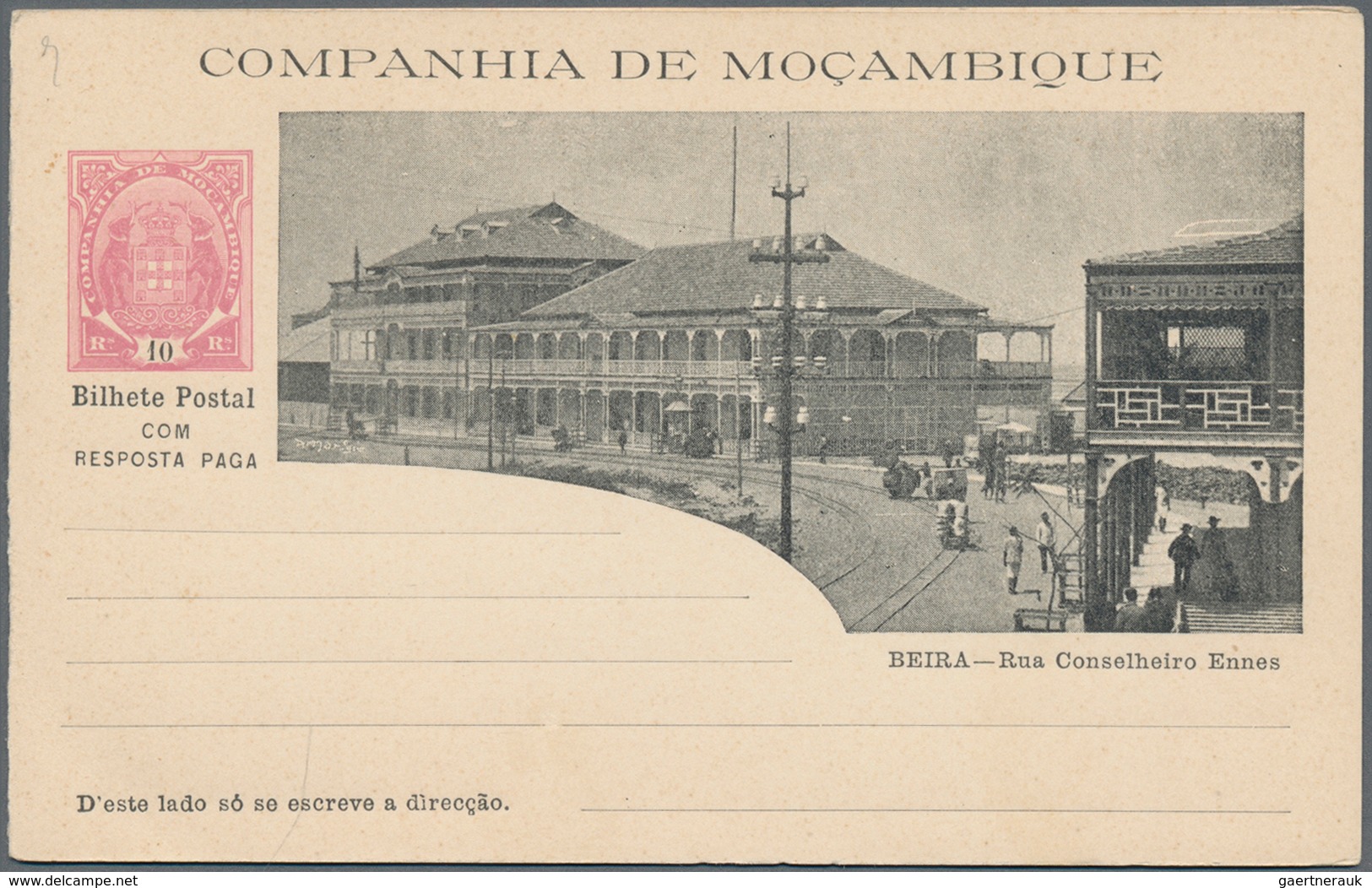 Mocambique - Provinzausgaben: Mocambique-Gesellschaft: 1905/1906, Pictorial Cards, Lot Of Nine Unuse - Mozambique