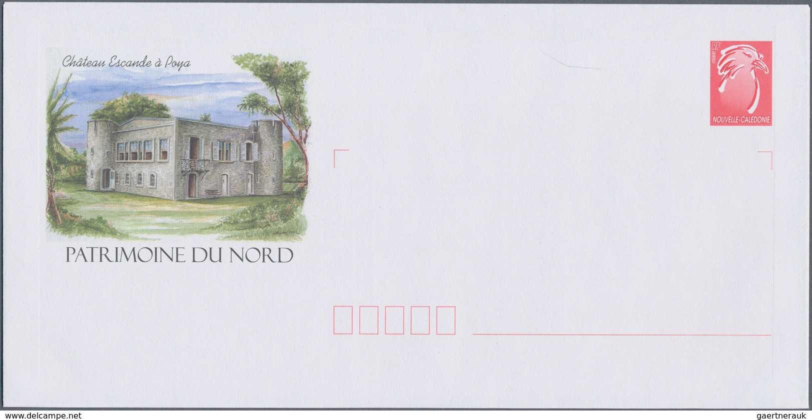 Neukaledonien: 2000/2004 (ca.), Accumulation With Approx. 500 PRE-STAMPED ENVELOPES With Some Differ - Ongebruikt