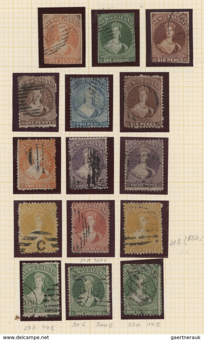 Neuseeland: 1860/1998 (ca.), Mint And Used Collection In A Schaubek Binder Well Arranged On Album Pa - Lettres & Documents