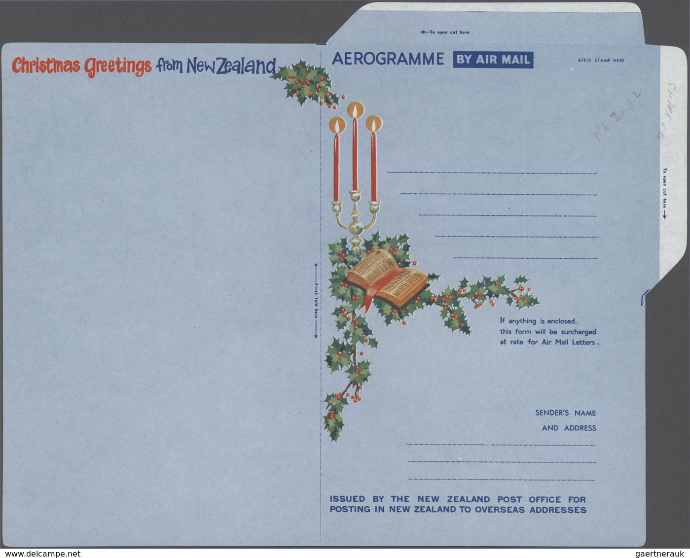 Neuseeland - Ganzsachen: 1970/1986 (ca.), Accumulation With About 1.000 UNFOLDED AEROGRAMMES Incl. S - Postwaardestukken