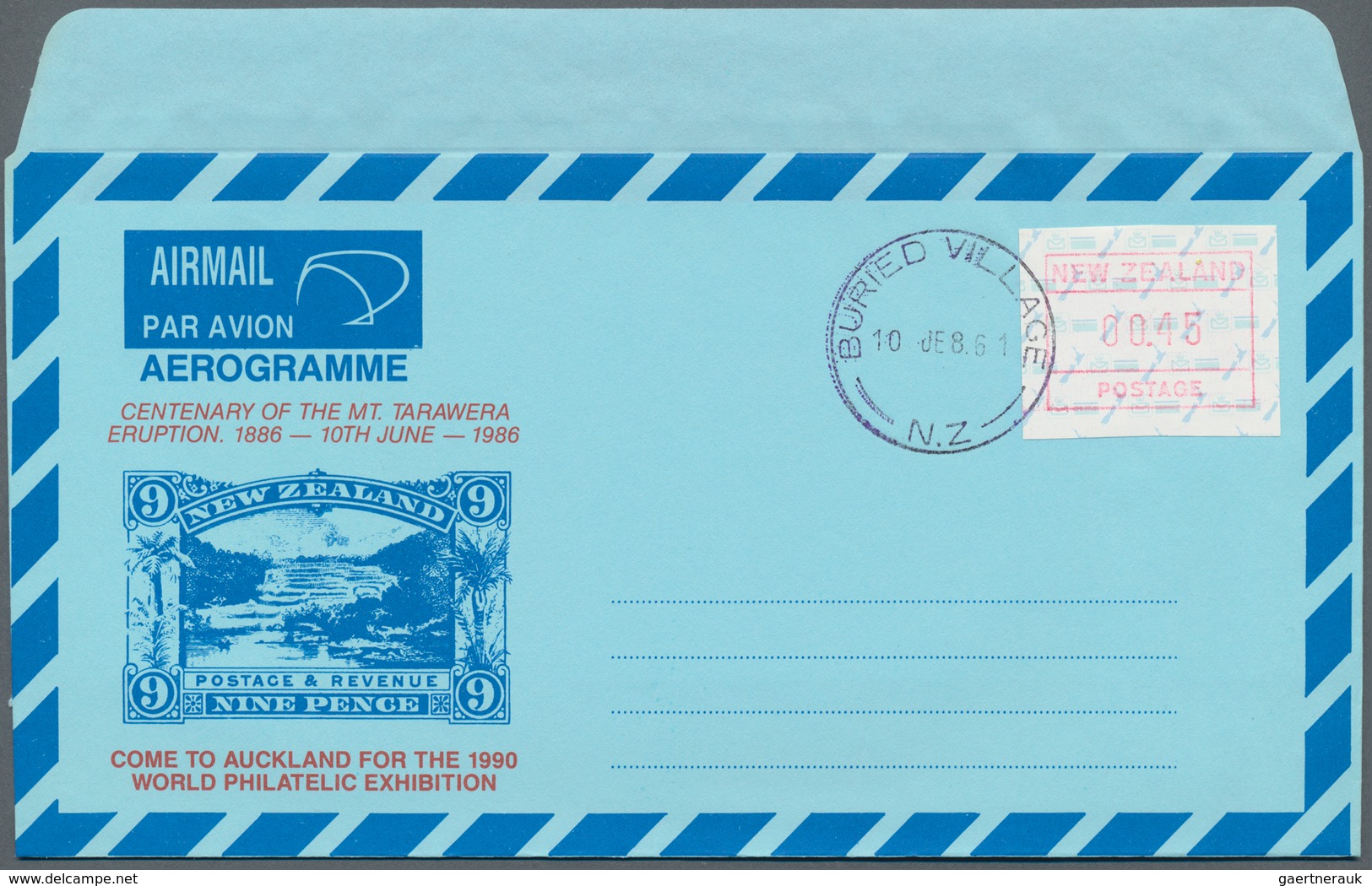 Neuseeland - Ganzsachen: 1978/2000 (ca.), Accumulation With About 680 AEROGRAMMES Incl. Several Form - Interi Postali