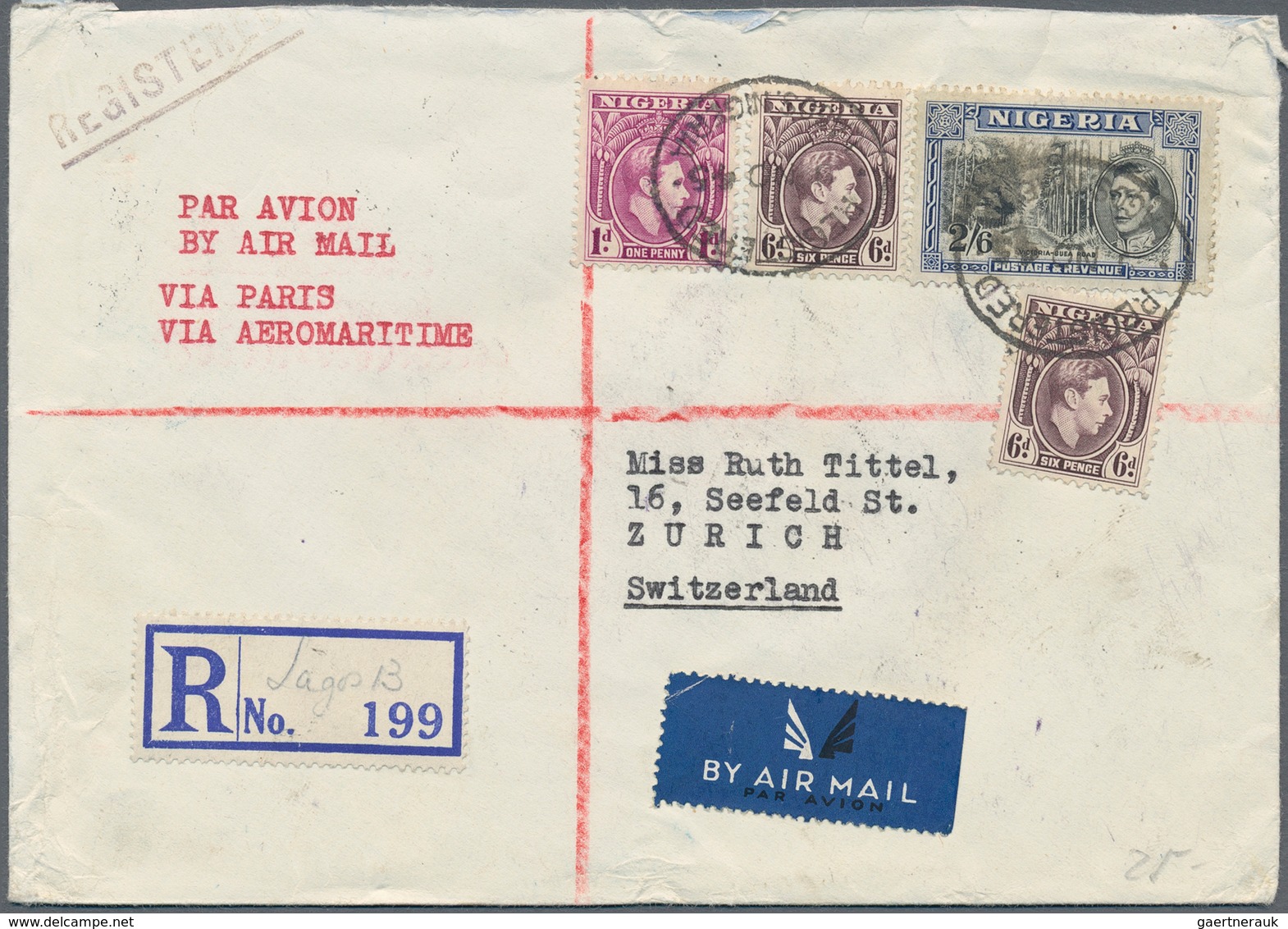 Nigeria: 1900/83 Holding Of Ca. 400 Covers, Cards And Postal Stationeries (mostly Unused/unfolded An - Nigeria (...-1960)