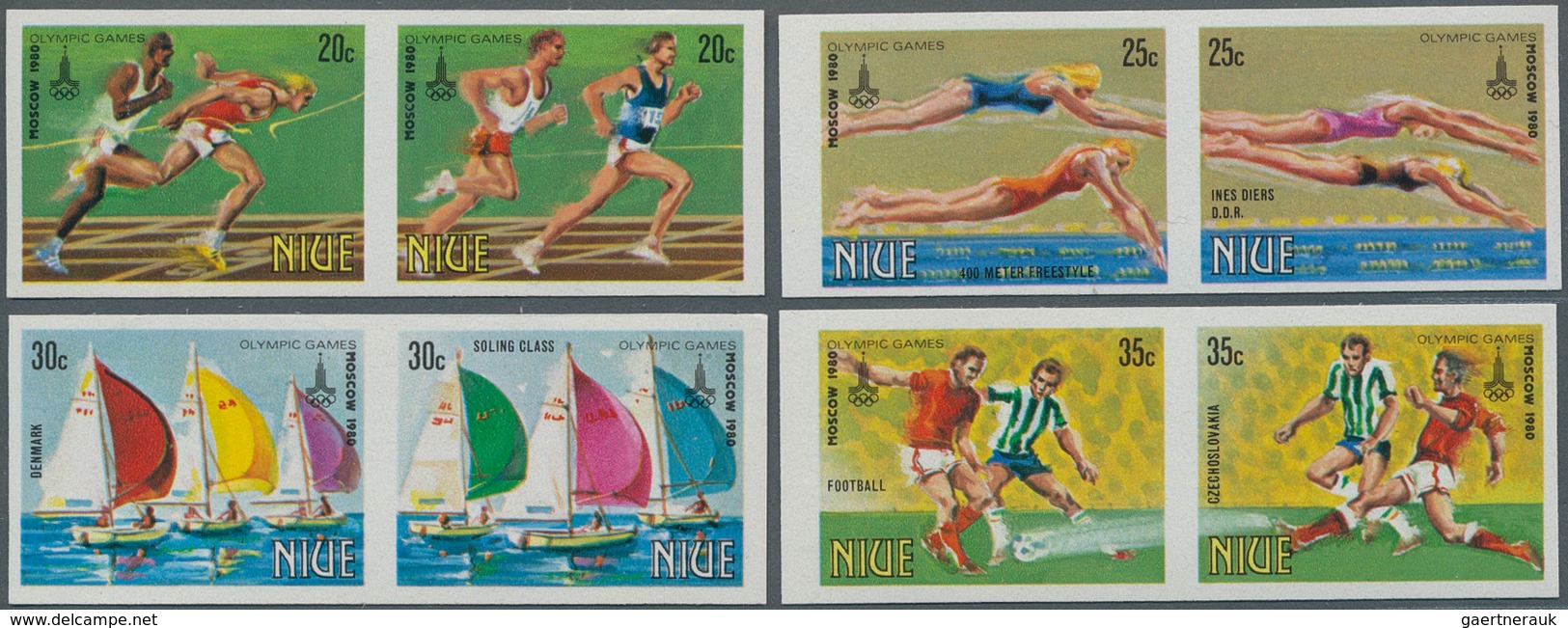 Niue: 1977/1990, Lot Of 5154 IMPERFORATE (instead Of Perforate) Stamps And Souvenir Sheets MNH, Show - Niue