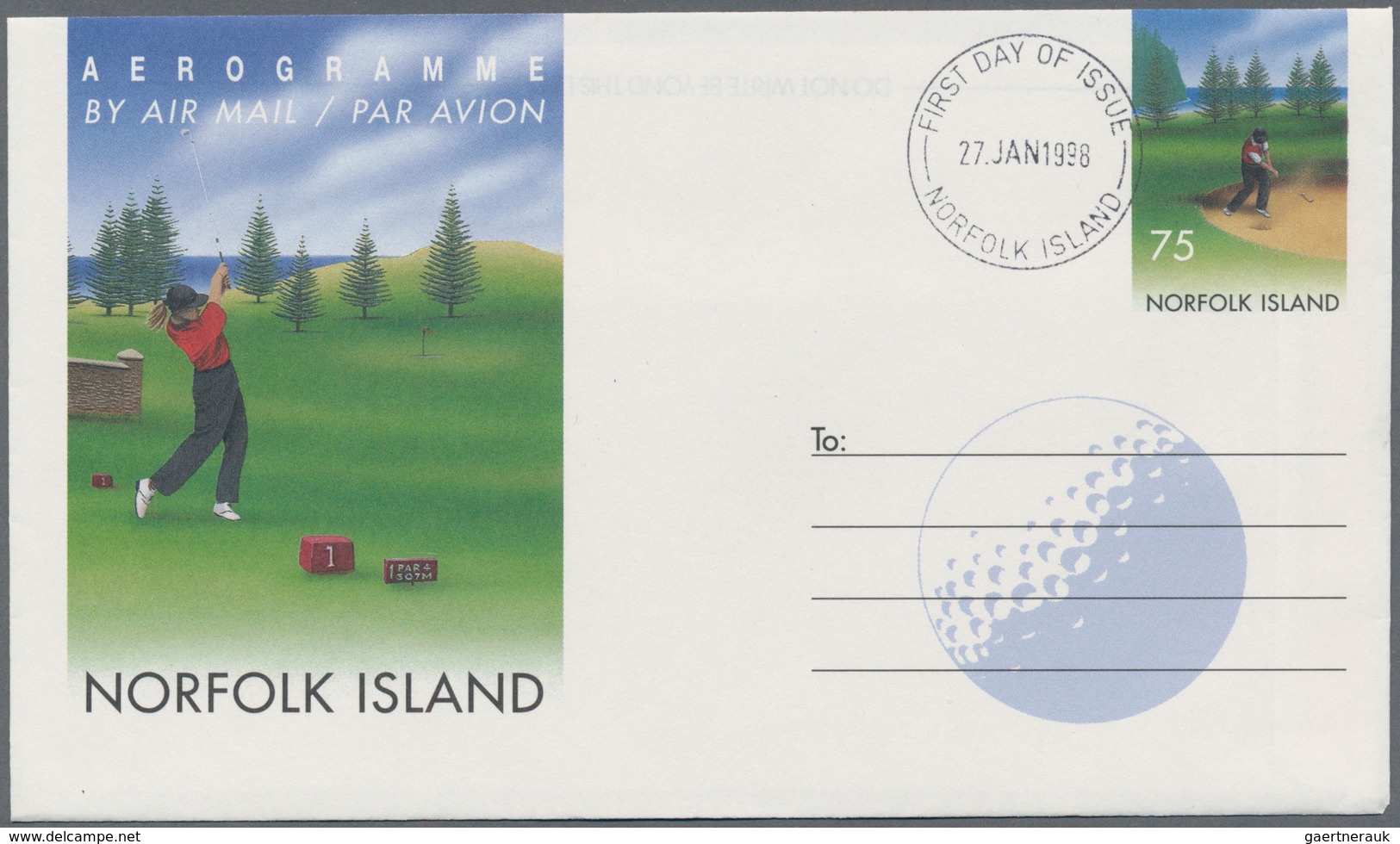 Norfolk-Insel: 1981/1998 (ca.), Accumulation With Approx. 900 AEROGRAMMES And Pre-Stamped Envelopes - Ile Norfolk