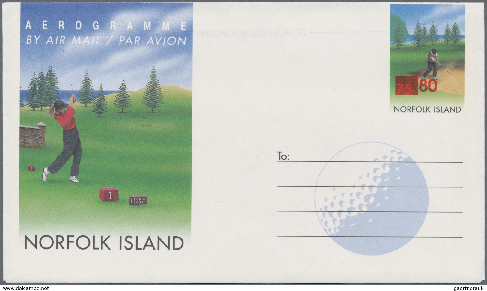 Norfolk-Insel: 1981/1998 (ca.), Accumulation With Approx. 900 AEROGRAMMES And Pre-Stamped Envelopes - Norfolkinsel