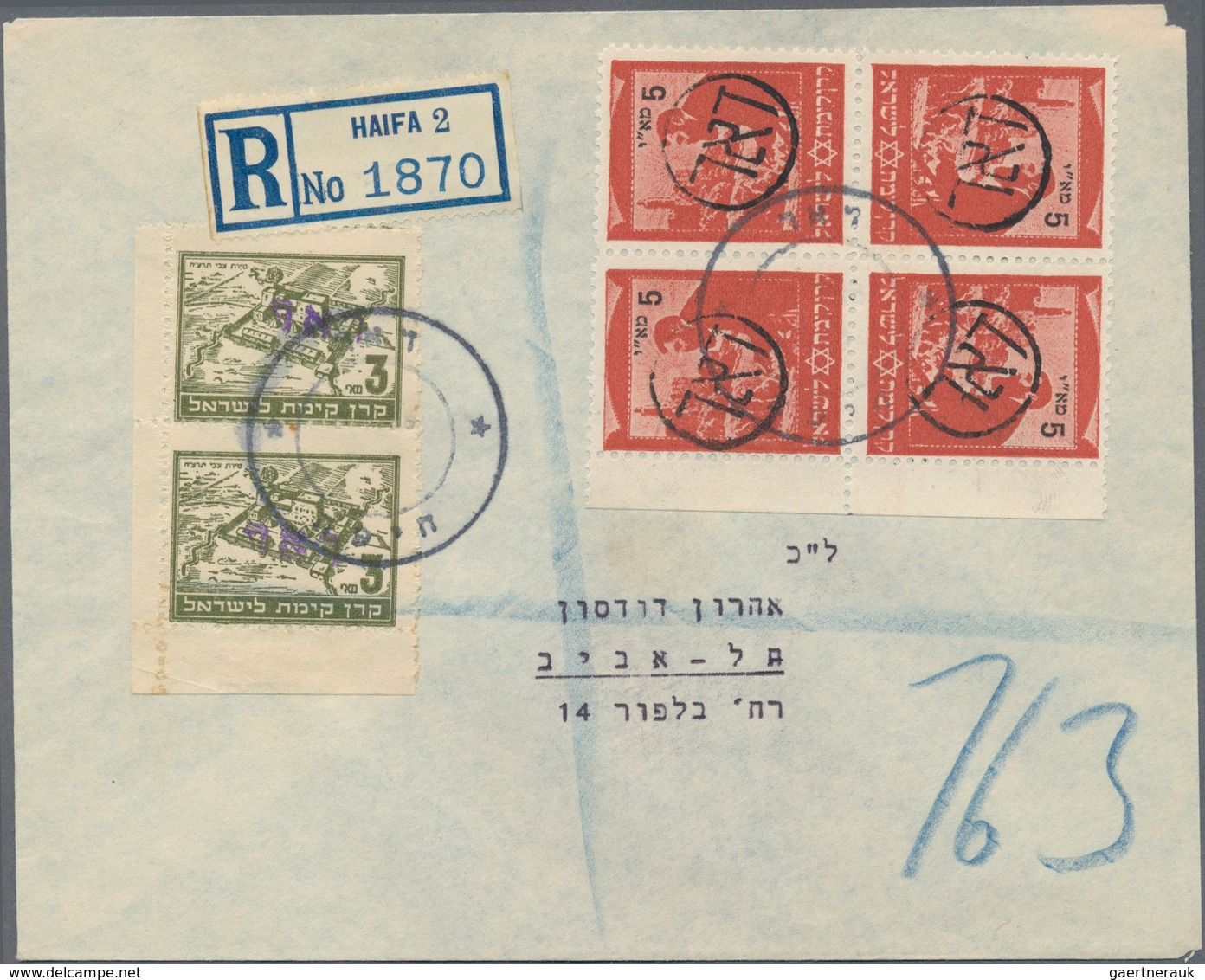 Palästina: 1890/1961, Palestine/Israel, Collection Of Apprx. 150 Covers/cards In Two Albums, From So - Palestina