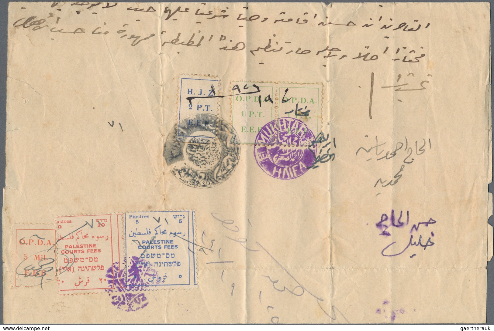 Palästina: 1890/1961, Palestine/Israel, Collection Of Apprx. 150 Covers/cards In Two Albums, From So - Palestine