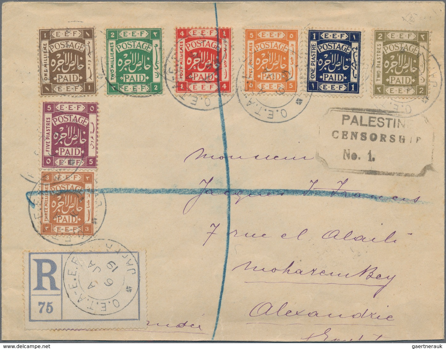Palästina: 1890/1961, Palestine/Israel, collection of apprx. 150 covers/cards in two albums, from so