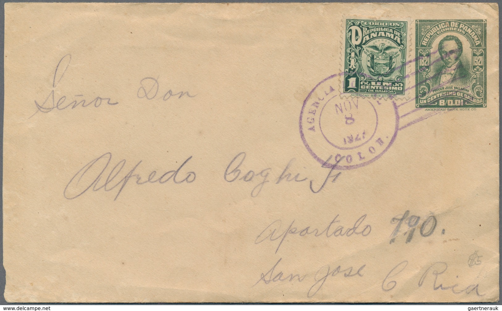 Panama: 1904/83 Accumulation Of Ca. 60 Covers And Unused And Used Postal Stationeries, Incl. Picture - Panamá