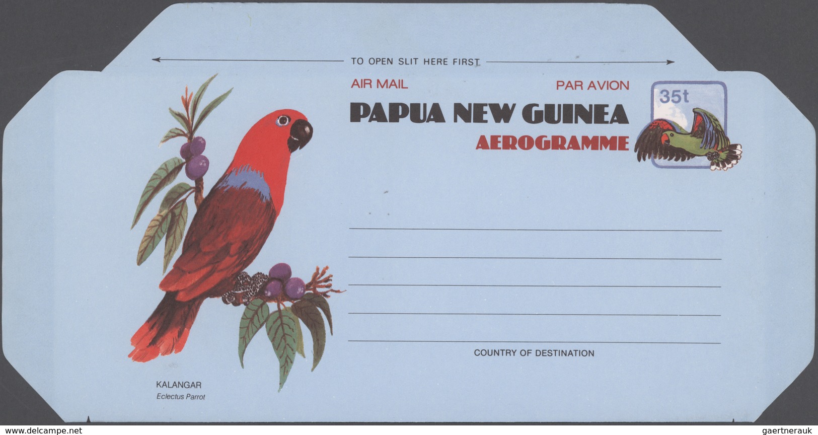 Papua Neuguinea: 1962/1997 (ca.), Accumulation With Approx. 1.700 Folded And UNFOLDED AEROGRAMMES Wi - Papouasie-Nouvelle-Guinée