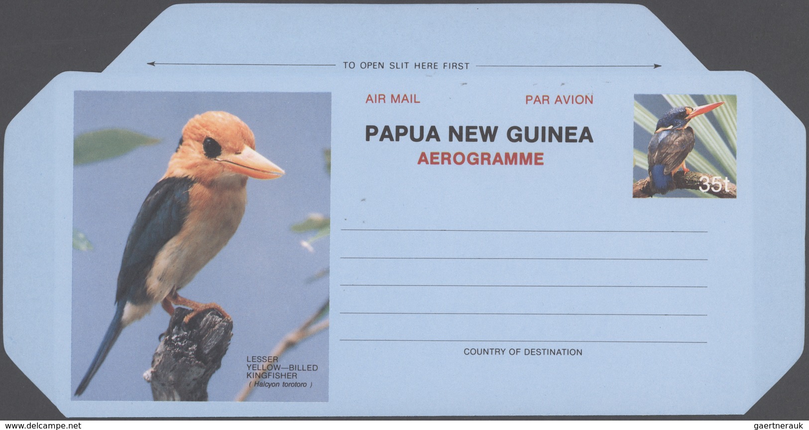 Papua Neuguinea: 1962/1997 (ca.), Accumulation With Approx. 1.700 Folded And UNFOLDED AEROGRAMMES Wi - Papouasie-Nouvelle-Guinée