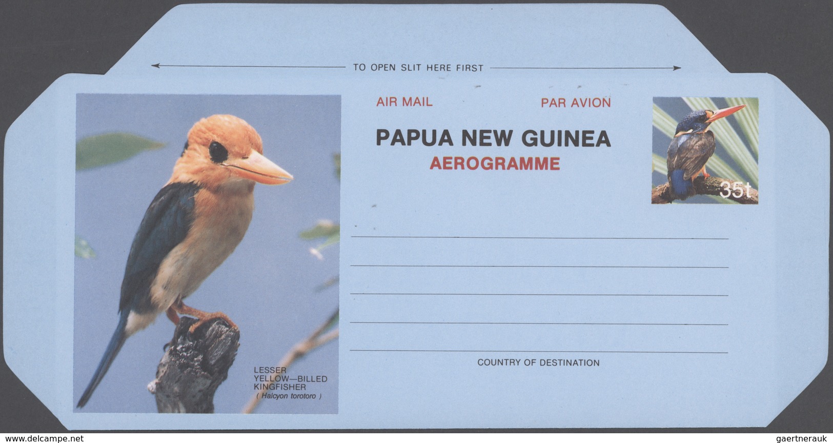 Papua Neuguinea: 1962/1997 (ca.), Accumulation With Approx. 1.700 Folded And UNFOLDED AEROGRAMMES Wi - Papoea-Nieuw-Guinea