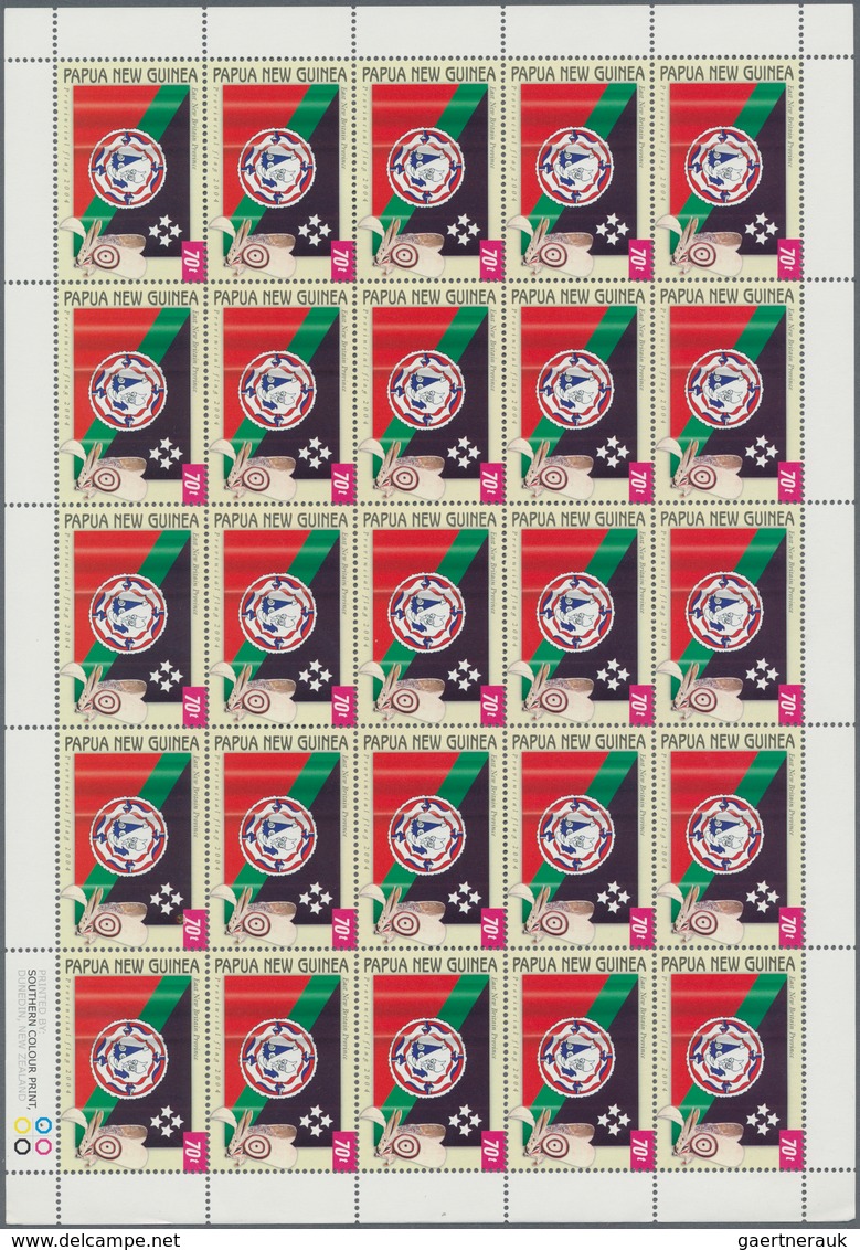 Papua Neuguinea: 1996/2008 (approx). Enormes stock containing sets and souvenir sheets with many bea