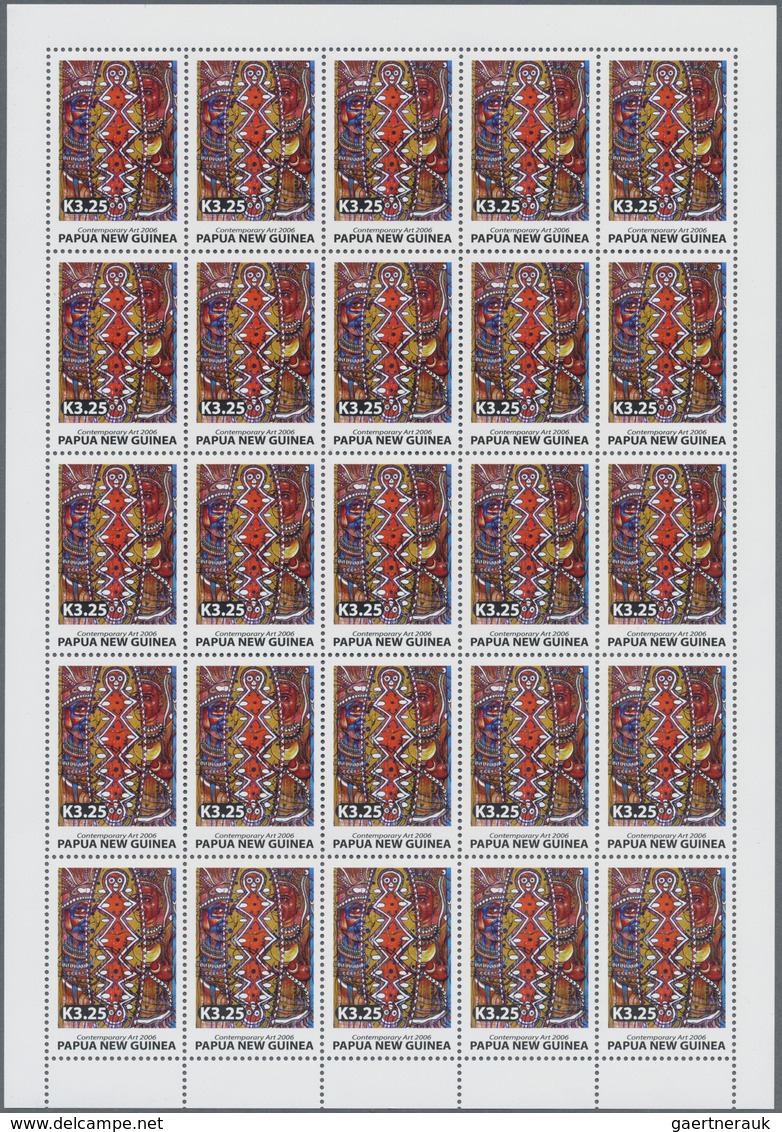 Papua Neuguinea: 1996/2008 (approx). Enormes stock containing sets and souvenir sheets with many bea