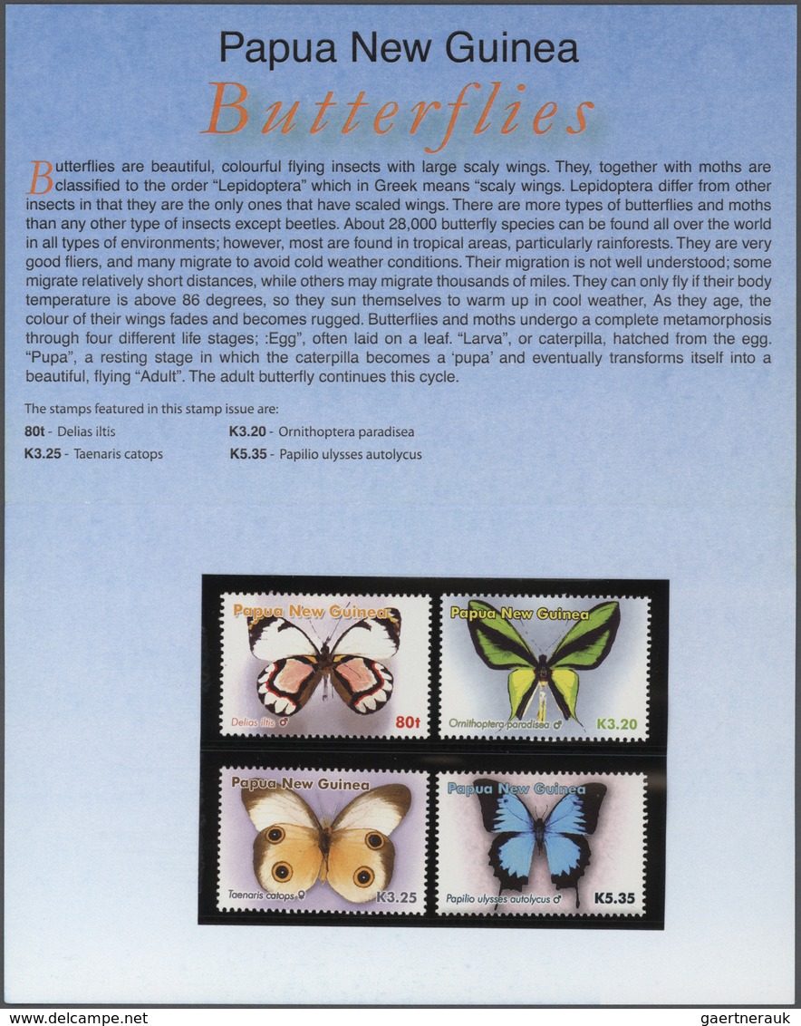 Papua Neuguinea: 1996/2008 Huge stock of so-called PNG STAMP PACKS, each containing a complete stamp