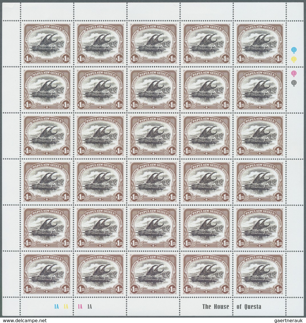 Papua Neuguinea: 1999/2007, Marvelous Stock Of Never Hinged Sheets, Many In Original Packets Of 500, - Papúa Nueva Guinea