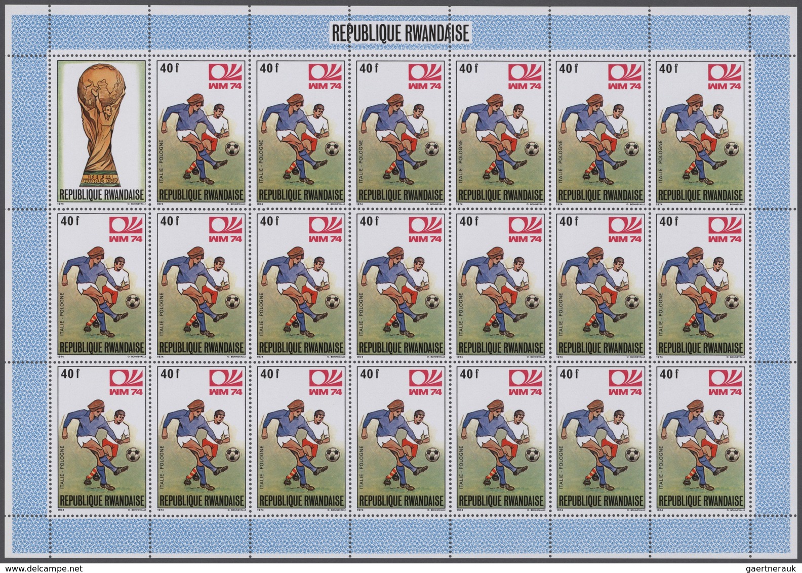 Ruanda: 1967/1983, Big Investment Accumulation Of Full Sheets, Part Sheets And Souvenir Sheets. Vary - Otros & Sin Clasificación