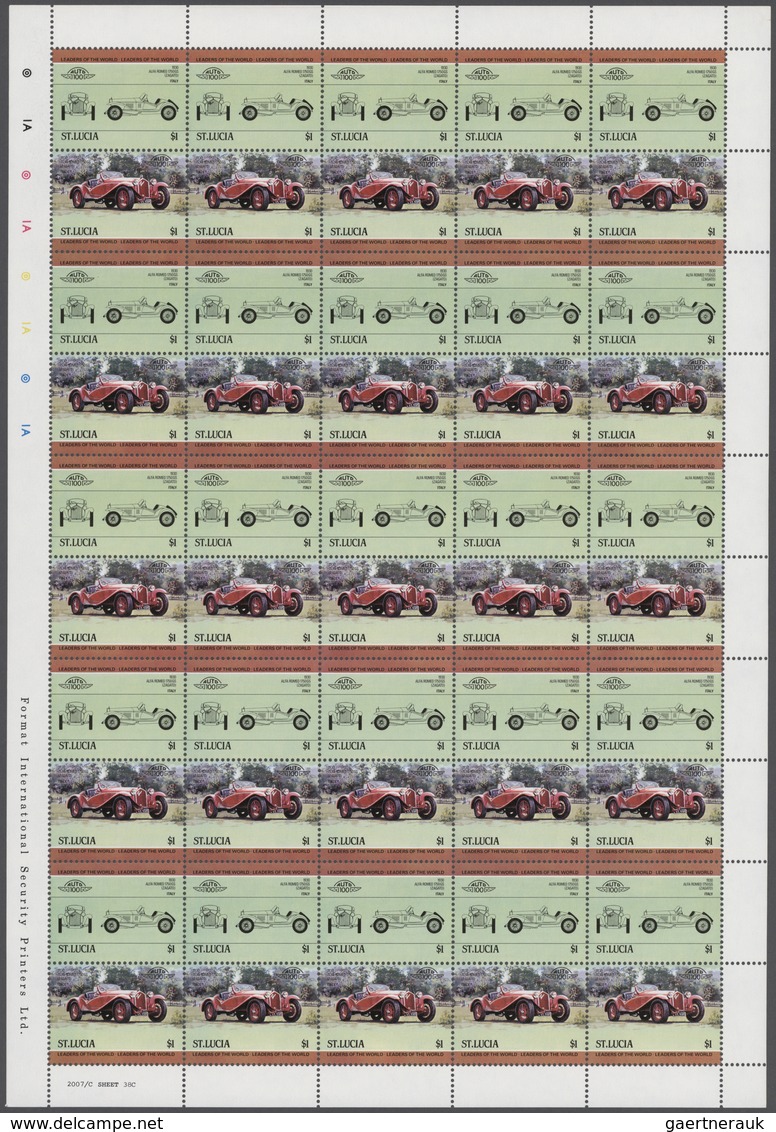 St. Lucia: 1983/1984, Big Investment Accumulation Of Full Sheets And Part Sheets. Varying Quantity: - Ste Lucie (...-1978)