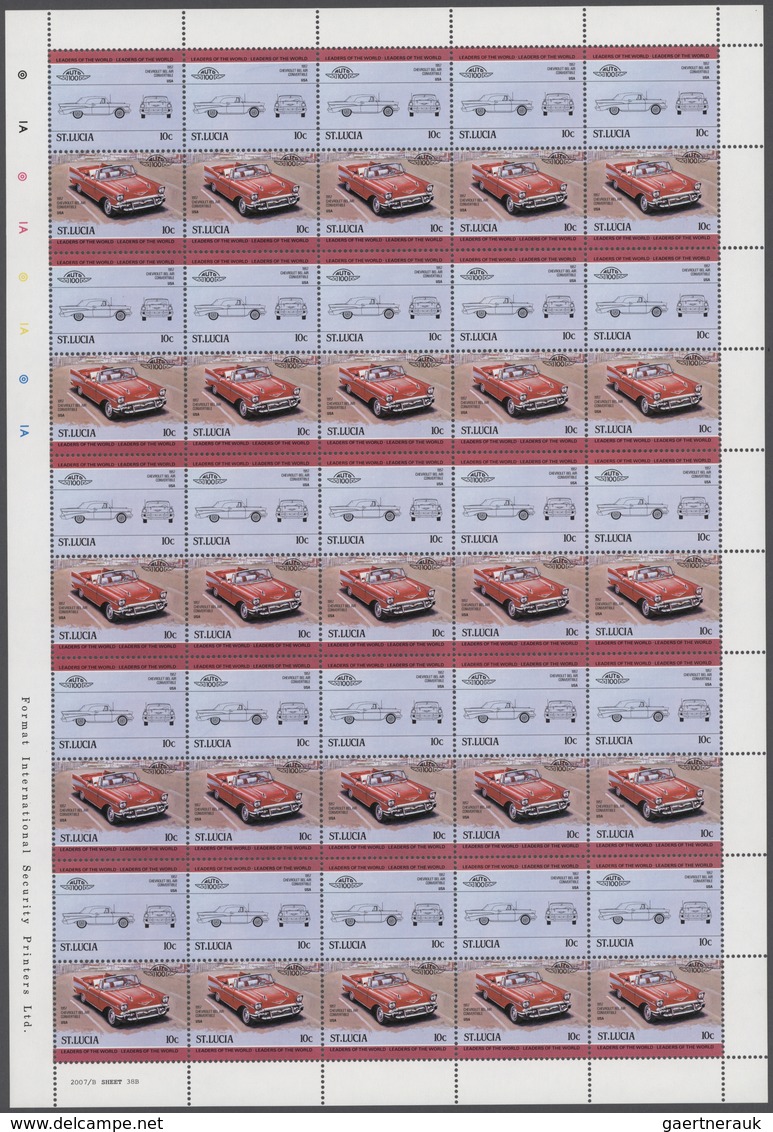 St. Lucia: 1983/1984, Big Investment Accumulation Of Full Sheets And Part Sheets. Varying Quantity: - St.Lucia (...-1978)