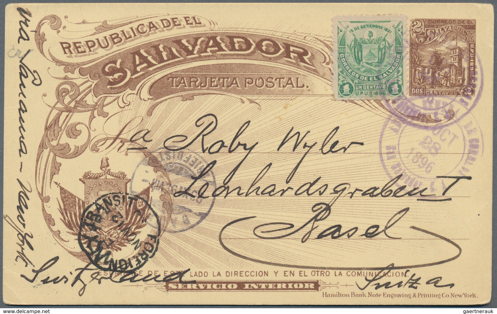 El Salvador - Ganzsachen: 1890/1900, Recommendable Lot Of 43 Stationery Cards And Envelopes Some Wit - El Salvador