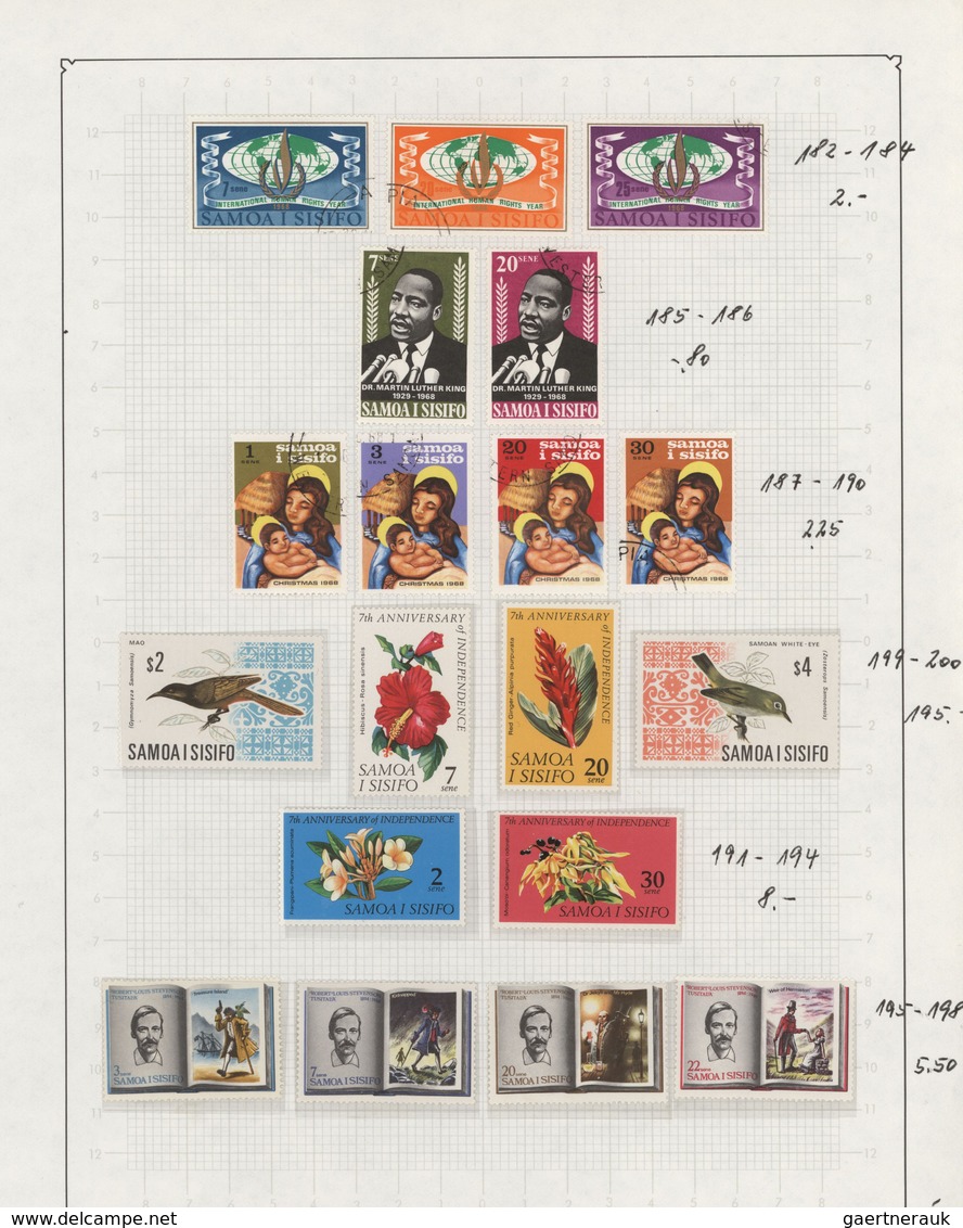 Samoa: 1935-1970 Mint And Used Collection On Album Leaves, From 1935 Jubilee With Mostly Complete Se - Samoa