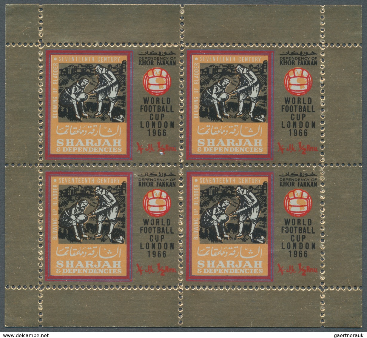 Schardscha / Sharjah: 1963/1972 (ca.), Accumulation In Box With Mostly Miniature Sheets But Also Sin - Sharjah