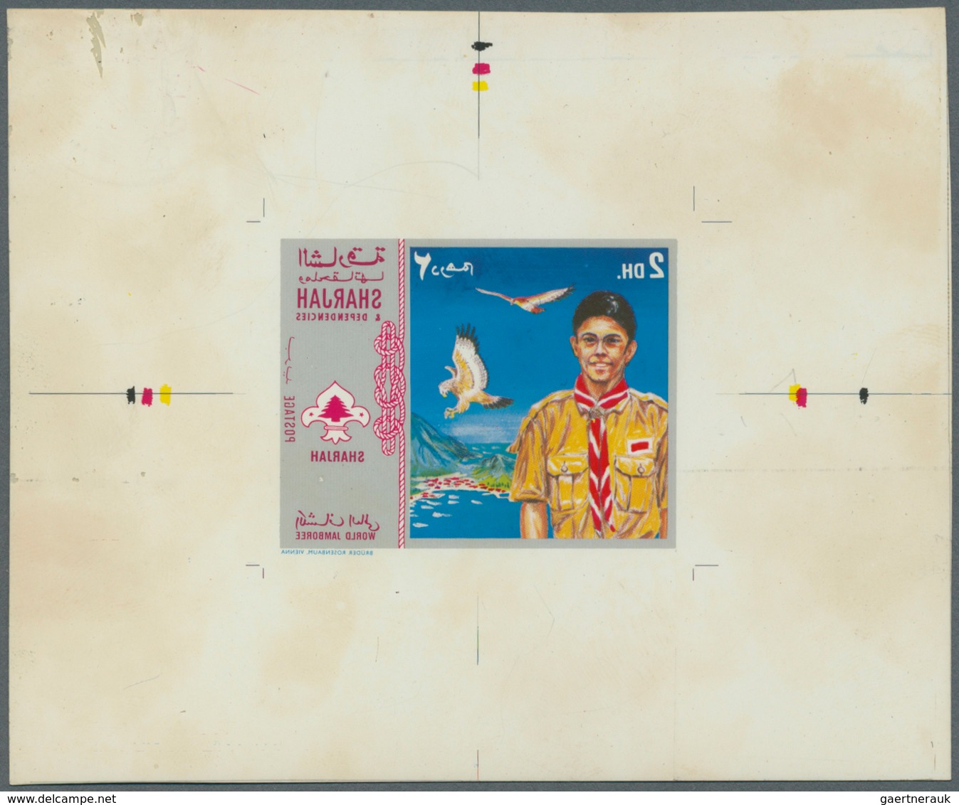 Schardscha / Sharjah: 1969/1972, specialised assortment incl. proofs, imperfs., varieties, covers, t