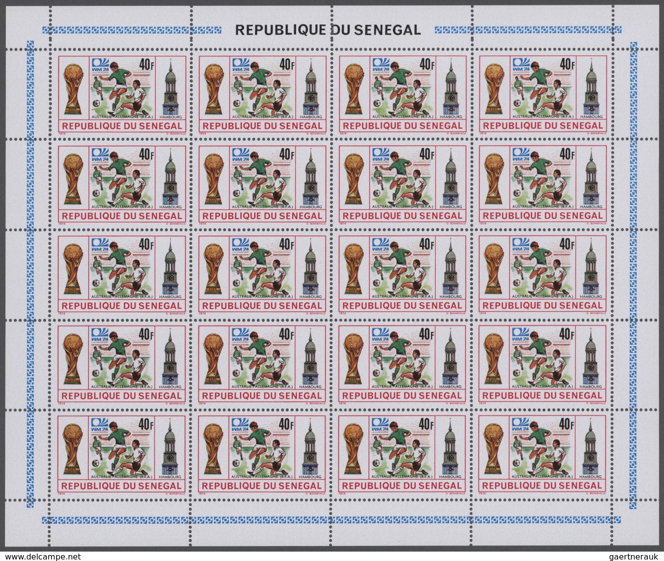 Senegal: 1972/1980, big investment accumulation of full sheets, part sheets and souvenir sheets. Var