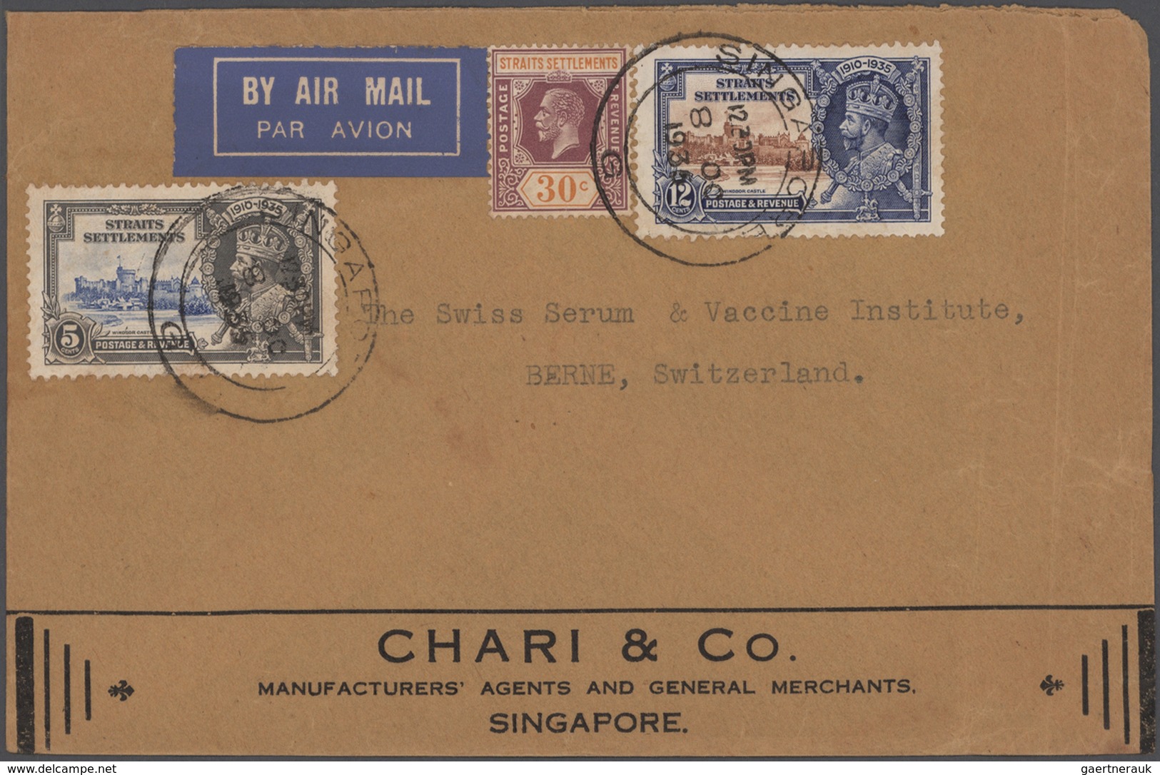 Singapur: 1880's-1950's: About 1500-1600 Covers Used In Singapore And Franked By Straits Settlements - Singapour (...-1959)