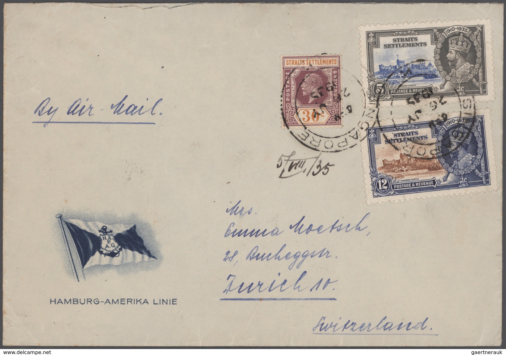 Singapur: 1880's-1950's: About 1500-1600 Covers Used In Singapore And Franked By Straits Settlements - Singapur (...-1959)