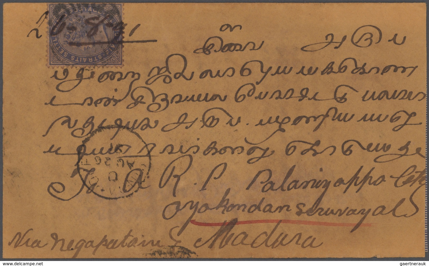 Singapur: 1880's-1950's: About 1500-1600 covers used in Singapore and franked by Straits Settlements