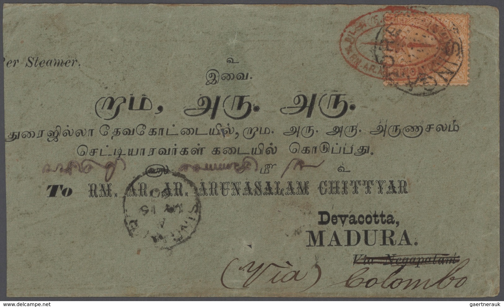 Singapur: 1880's-1950's: About 1500-1600 covers used in Singapore and franked by Straits Settlements