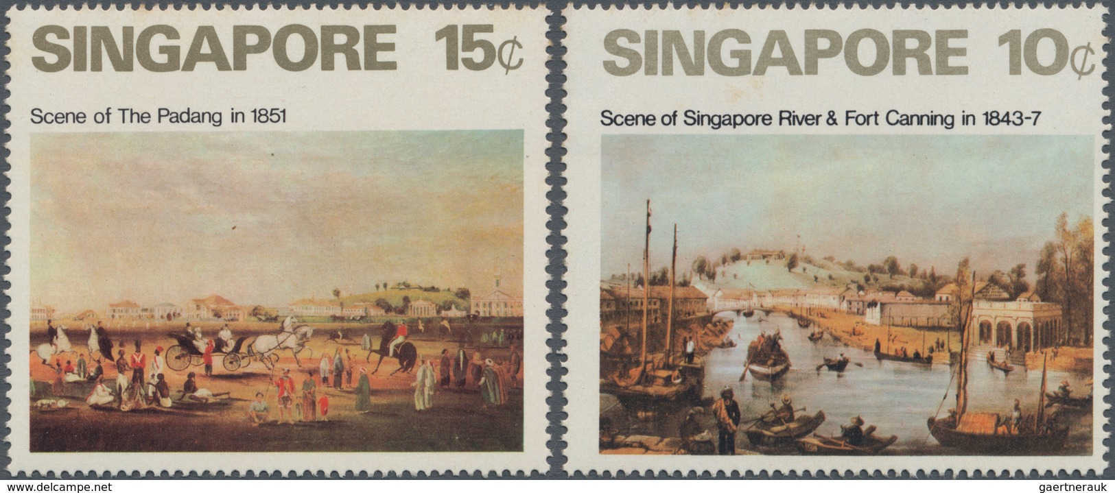Singapur: 1940's-2000's: Accumulation Of Several Hundred Stamps And Miniature Sheets, Especially 10 - Singapur (...-1959)