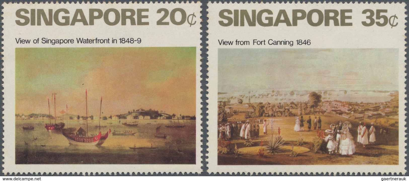 Singapur: 1940's-2000's: Accumulation Of Several Hundred Stamps And Miniature Sheets, Especially 10 - Singapour (...-1959)