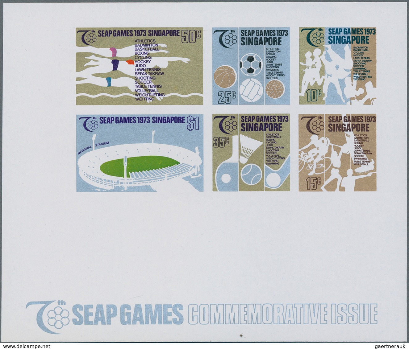 Singapur: 1973/1975, Lot Of 5224 IMPERFORATE (instead Of Perforate) Stamps And Souvenir Sheets MNH, - Singapour (...-1959)
