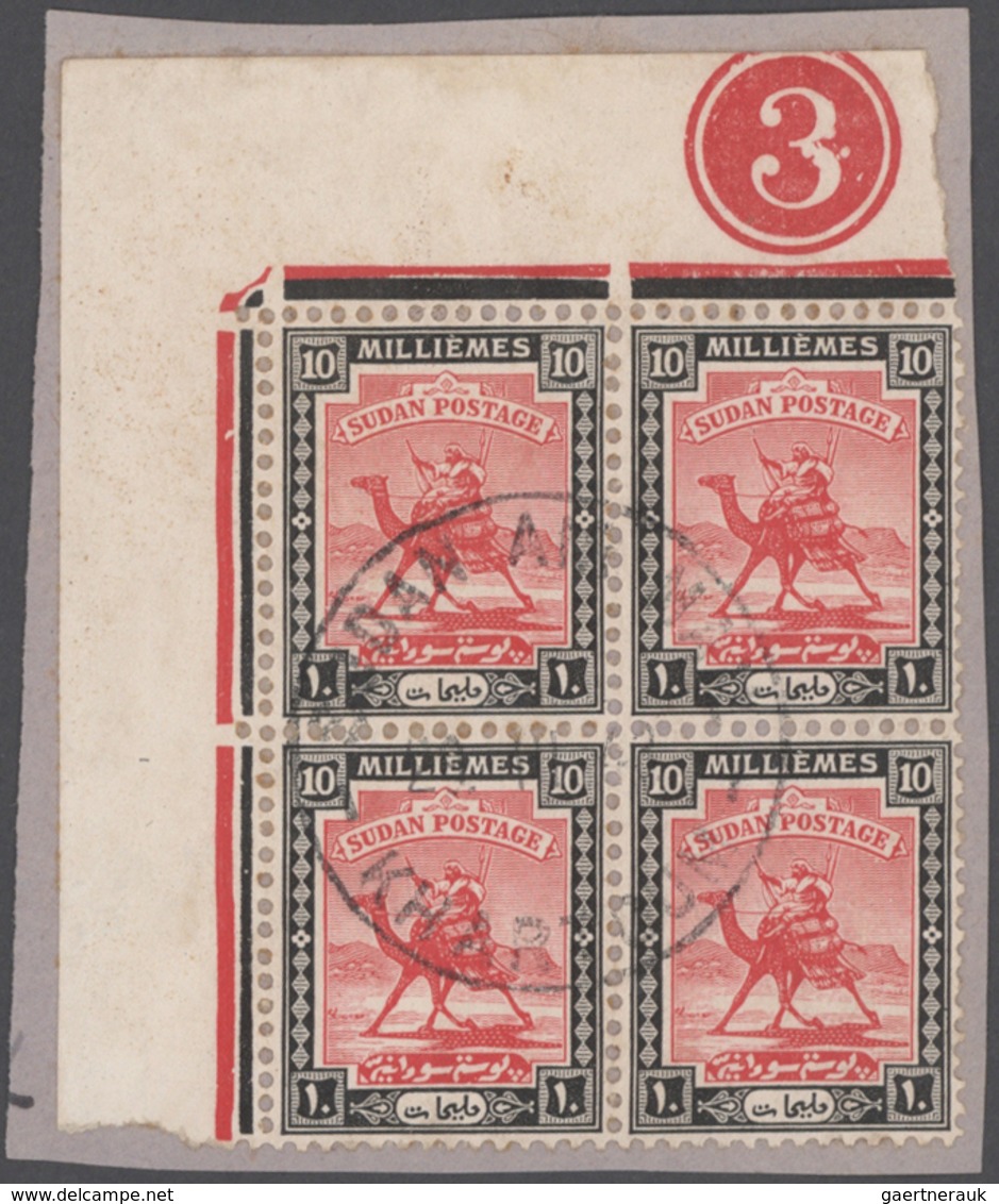 Sudan: 1900/1990 (ca.), sophisticated balance on stockpages/in glassines/loose material, comprising