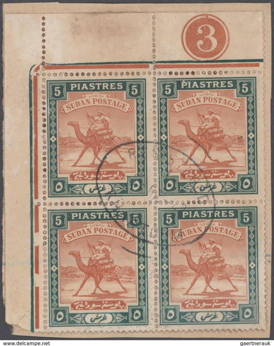 Sudan: 1900/1990 (ca.), sophisticated balance on stockpages/in glassines/loose material, comprising