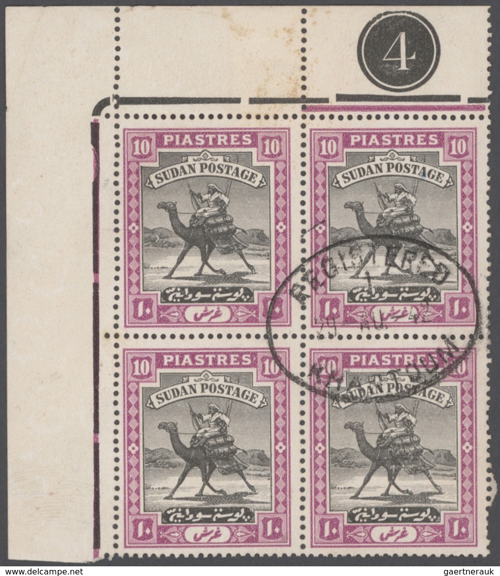 Sudan: 1900/1990 (ca.), sophisticated balance on stockpages/in glassines/loose material, comprising