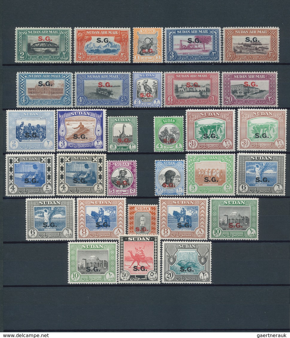 Sudan: 1931/1951, Mint Collection On Stockpages, Comprising E.g. 1935 General Gordon 9 Values, 1941 - Soudan (1954-...)